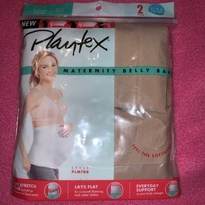 Playtex Belly Band 2-pack SM Tan BNWT maternity